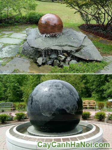 Ứng dụng đá granite trong trang trí sân vườn, công viên