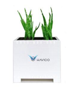 Chậu nhựa trồng cây composite Havico vuông| HVC-00013