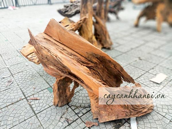Gỗ lũa được làm từ các bộ phận của cây gỗ lâu năm