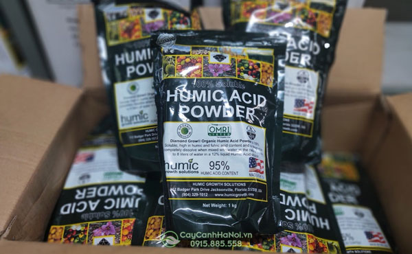 Phân humic acid powder được nhập khẩu từ Mỹ