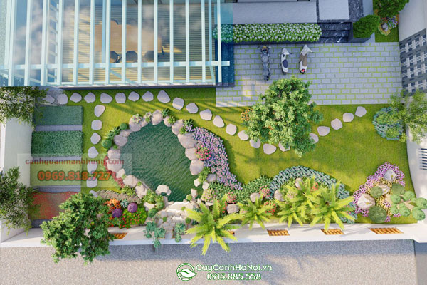 Thiết kế cảnh quan sân vườn cần đơn giản hóa