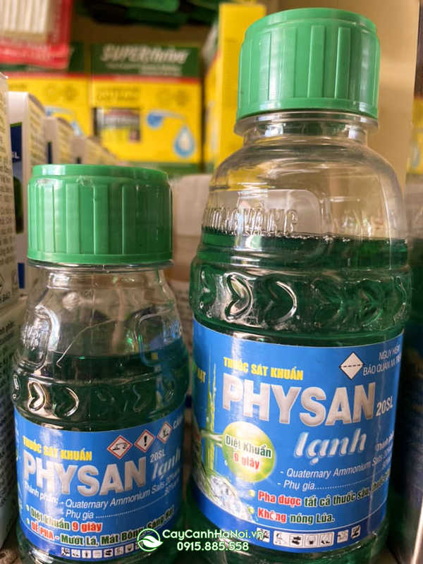 Cửa hàng bá dung dịch trị thối nhũn Physan trên cây lan