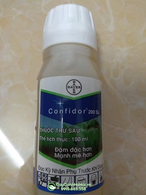 Nơi bán thuốc trừ sâu Confidor 200SL chính hãng tại Hà Nội