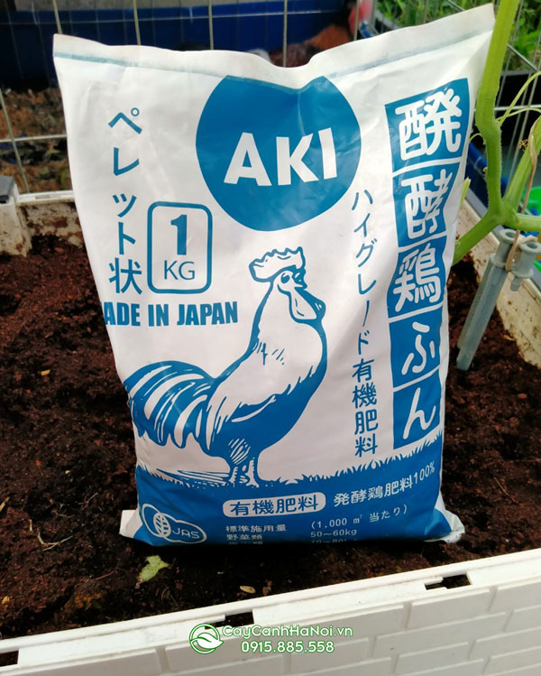 Thành phần phân gà hữu cơ AKI Nhật Bản