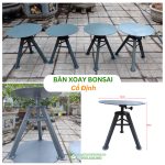 Bàn Xoay Bonsai Cố Định