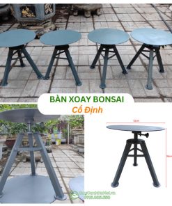 Bàn xoay bonsai cố định