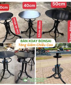 Bàn xoay tăng giảm chiều cao