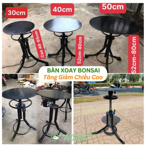 Bàn xoay tăng giảm chiều cao