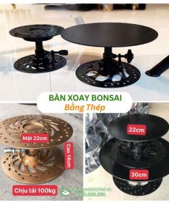 Bàn xoay bonsai bằng thép